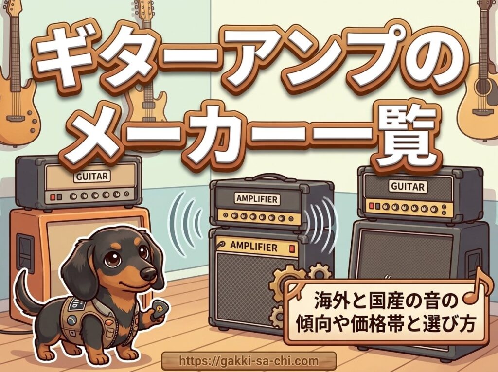 【ギターアンプのメーカー一覧】海外と国産の音の傾向や価格帯と選び方