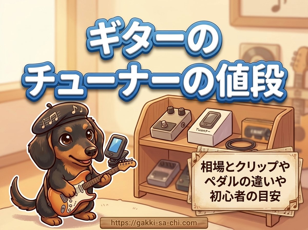 【ギターのチューナーの値段】相場とクリップやペダルの違いや初心者の目安